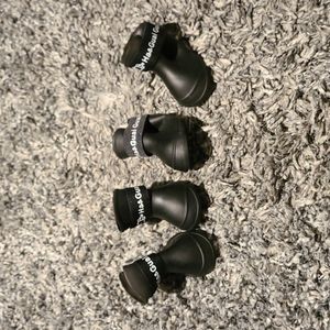 Black Pet Booties